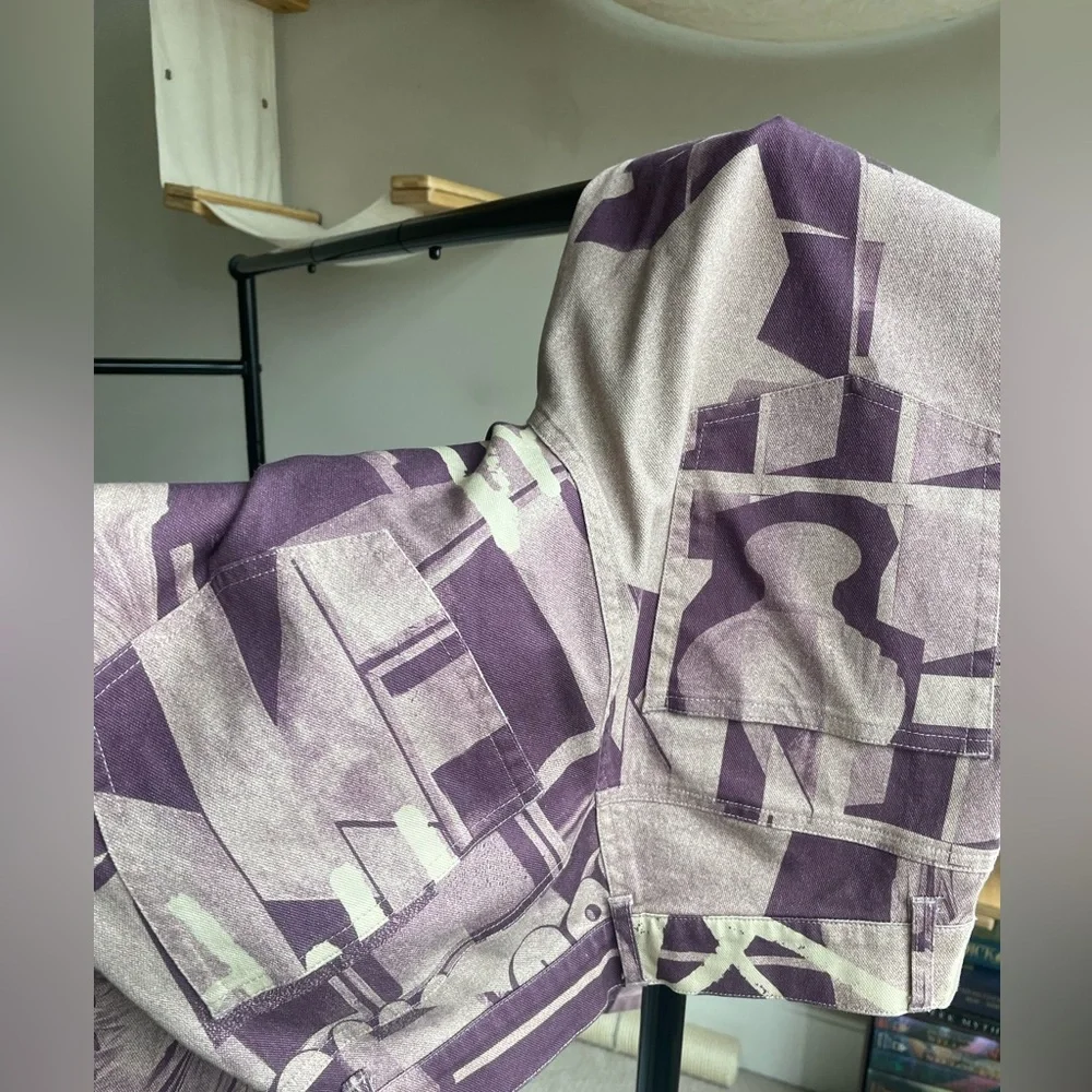 Miaou Matching Set in Stone Mauve/Wine - size Small - Picture 13 of 14